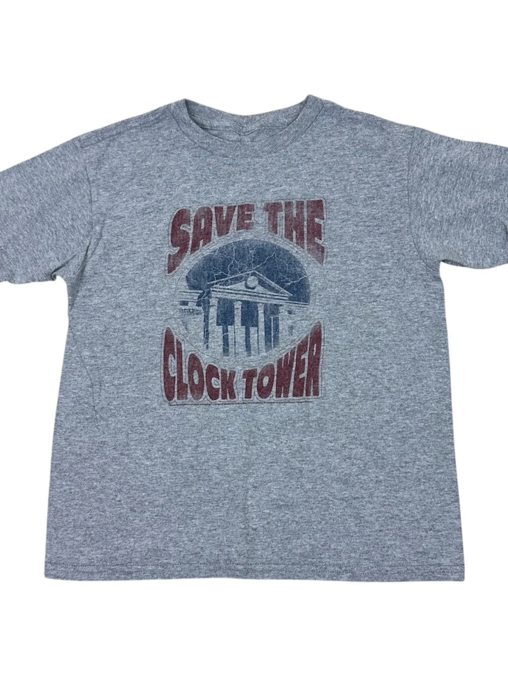 Kids' Gray 'Save The Clock Tower' Graphic Tee